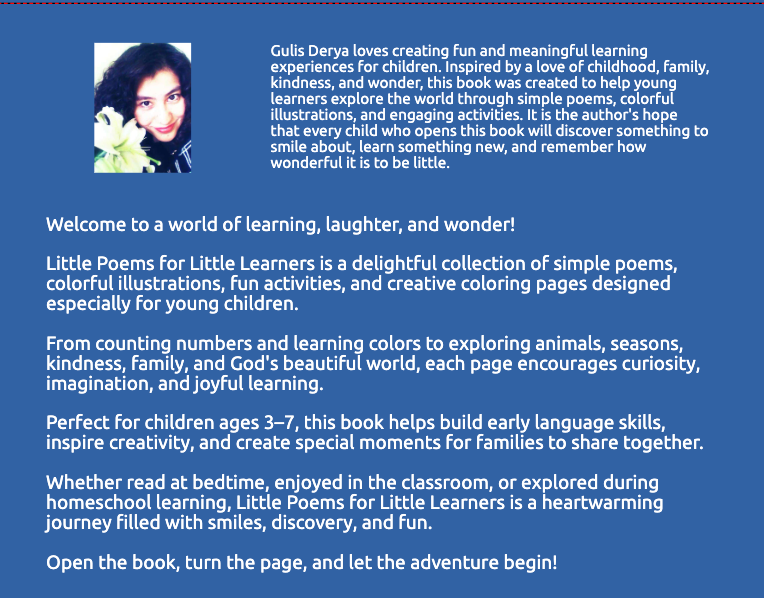 Little Poems for Little Learners | Children's Poetry Book