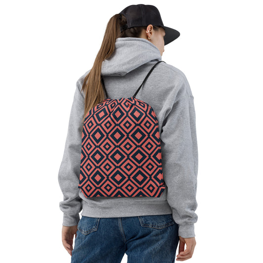 Diamond Drawstring bag