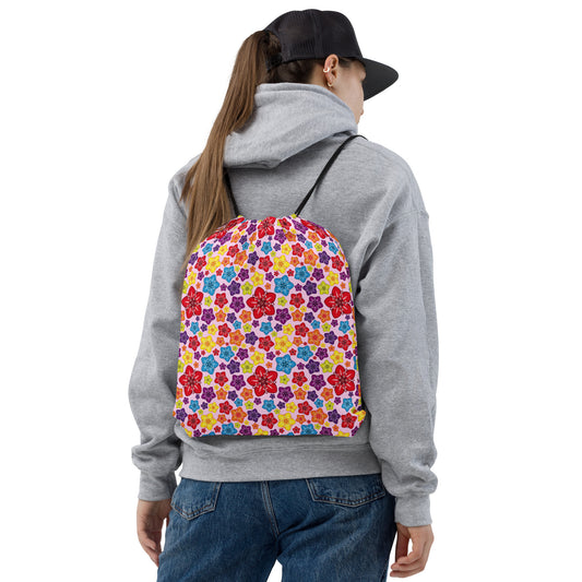 Flowers Drawstring bag