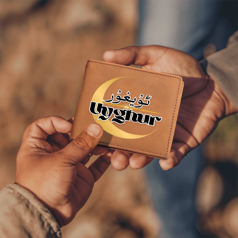 Proud Uyghur - Graphic Leather Wallet