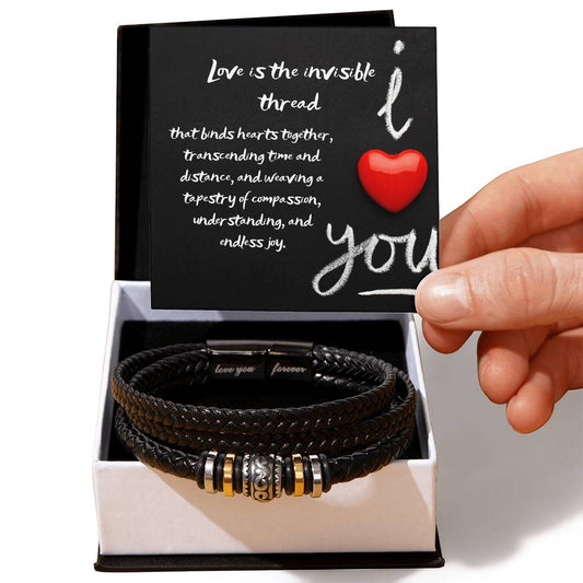 Men's "Love You Forever" Bracelet