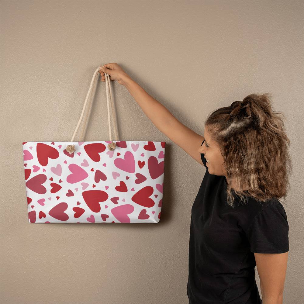 Heart Weekender Tote Bag