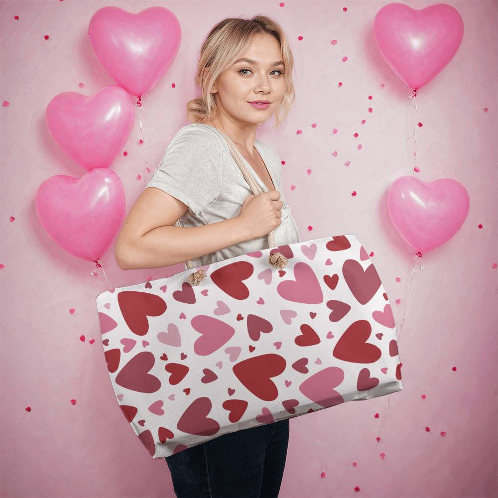 Heart Weekender Tote Bag