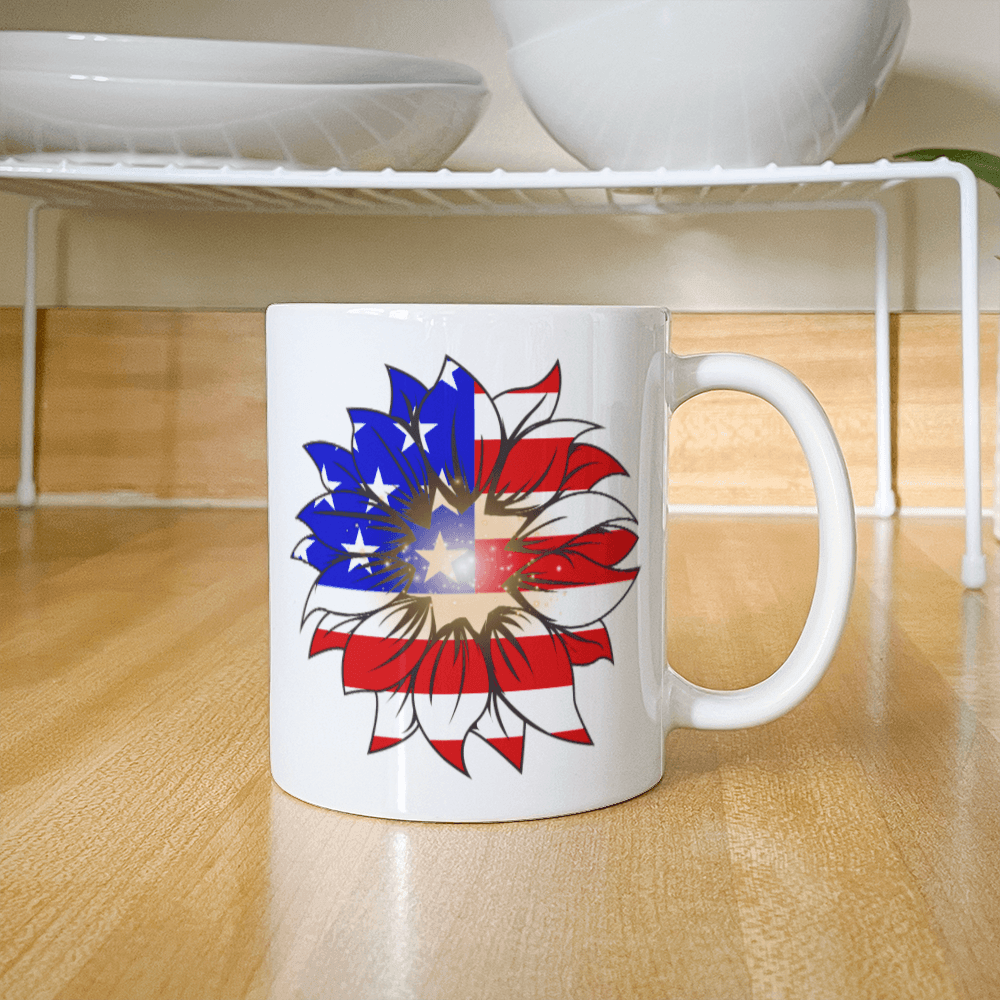 The USA - White Ceramic Mug