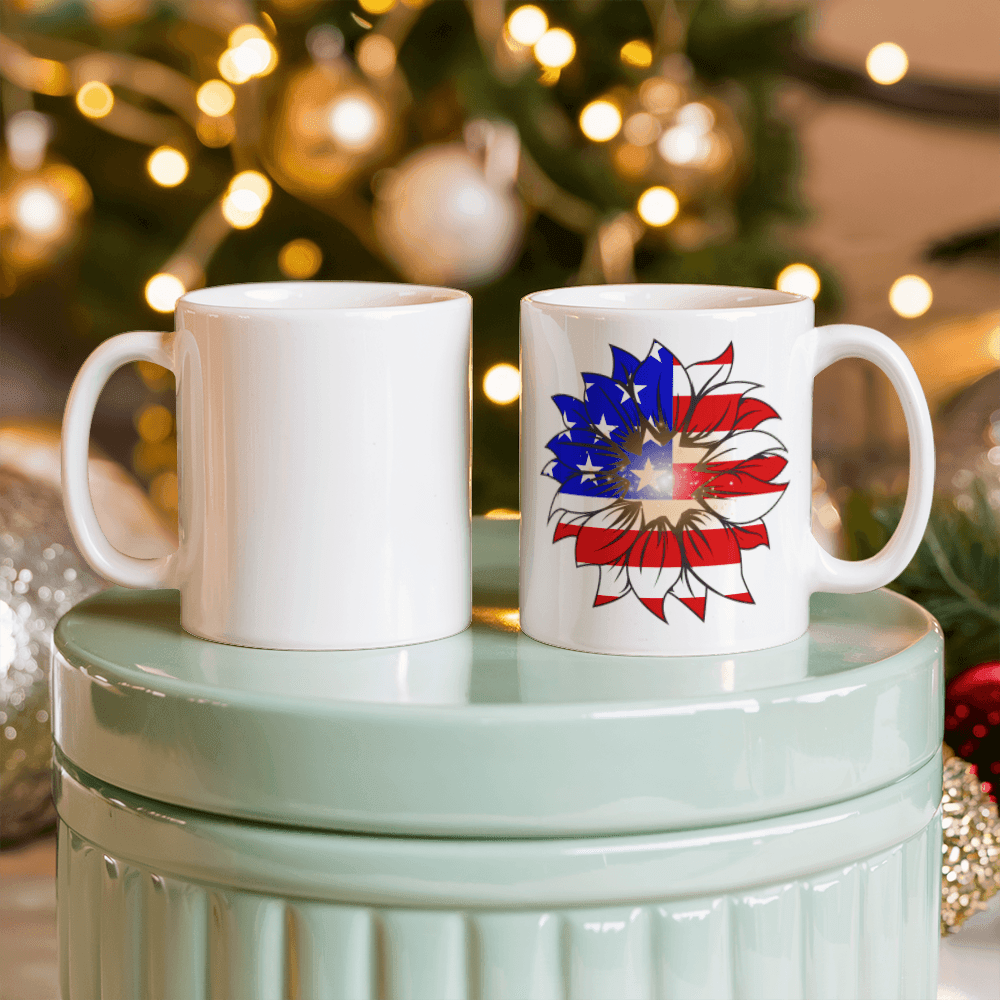 The USA - White Ceramic Mug