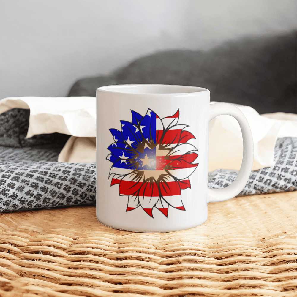 The USA - White Ceramic Mug