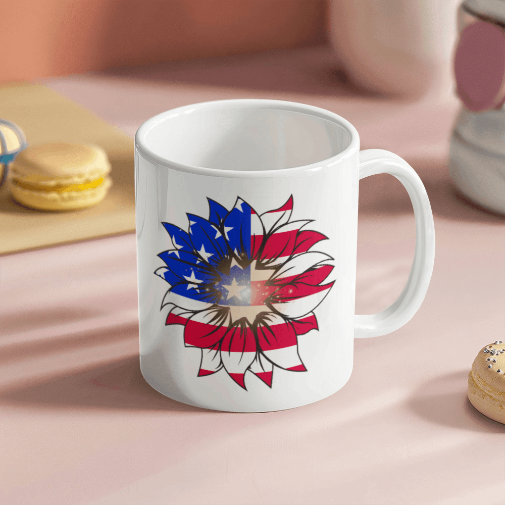 The USA - White Ceramic Mug