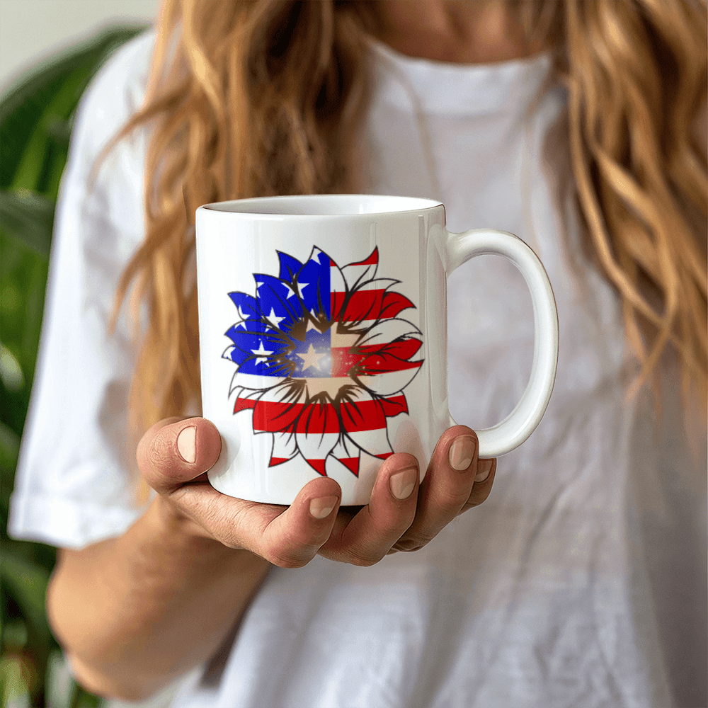 The USA - White Ceramic Mug