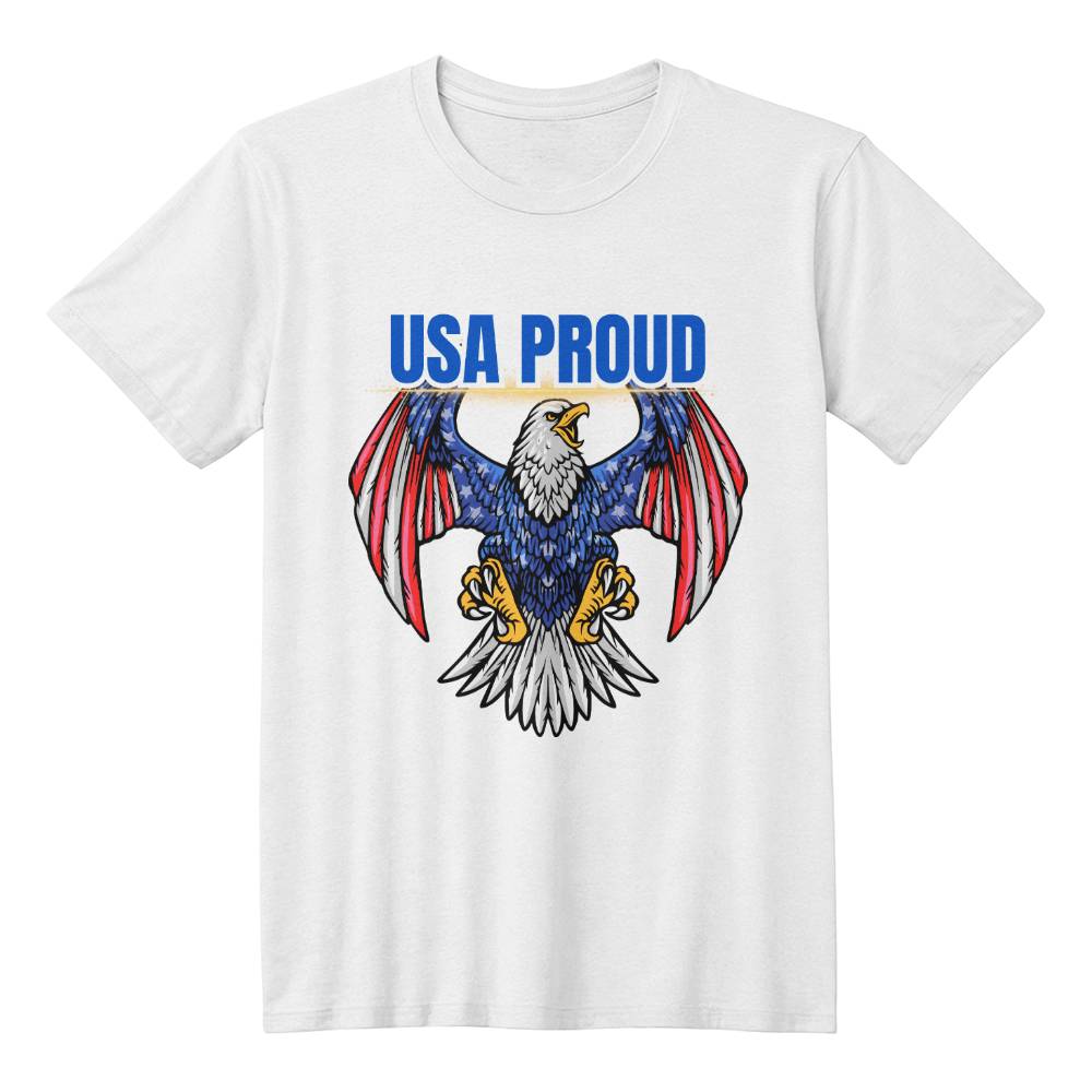 USA PROUD - Bella + Canvas 3001 Jersey Tee2