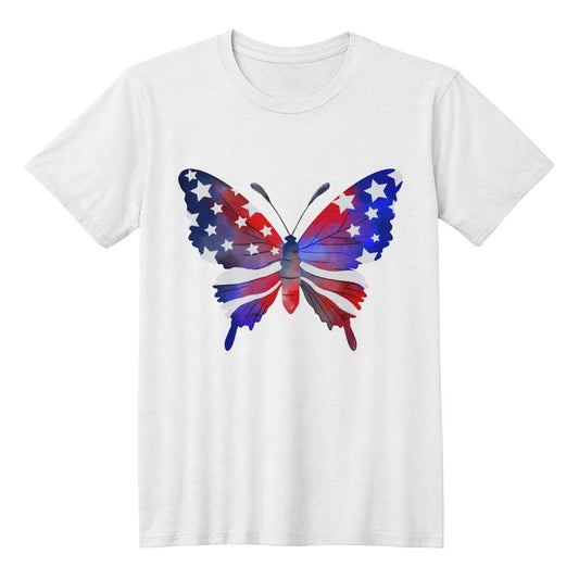 USA Proud - Bella + Canvas 3001 Unisex T-Shirt Front Print 14