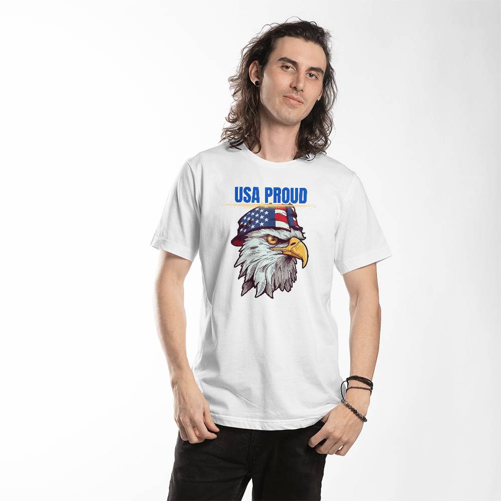 USA PROUD - Bella + Canvas 3001 Jersey Tee4