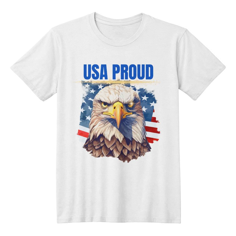 USA PROUD - Bella + Canvas 3001 Jersey Tee5