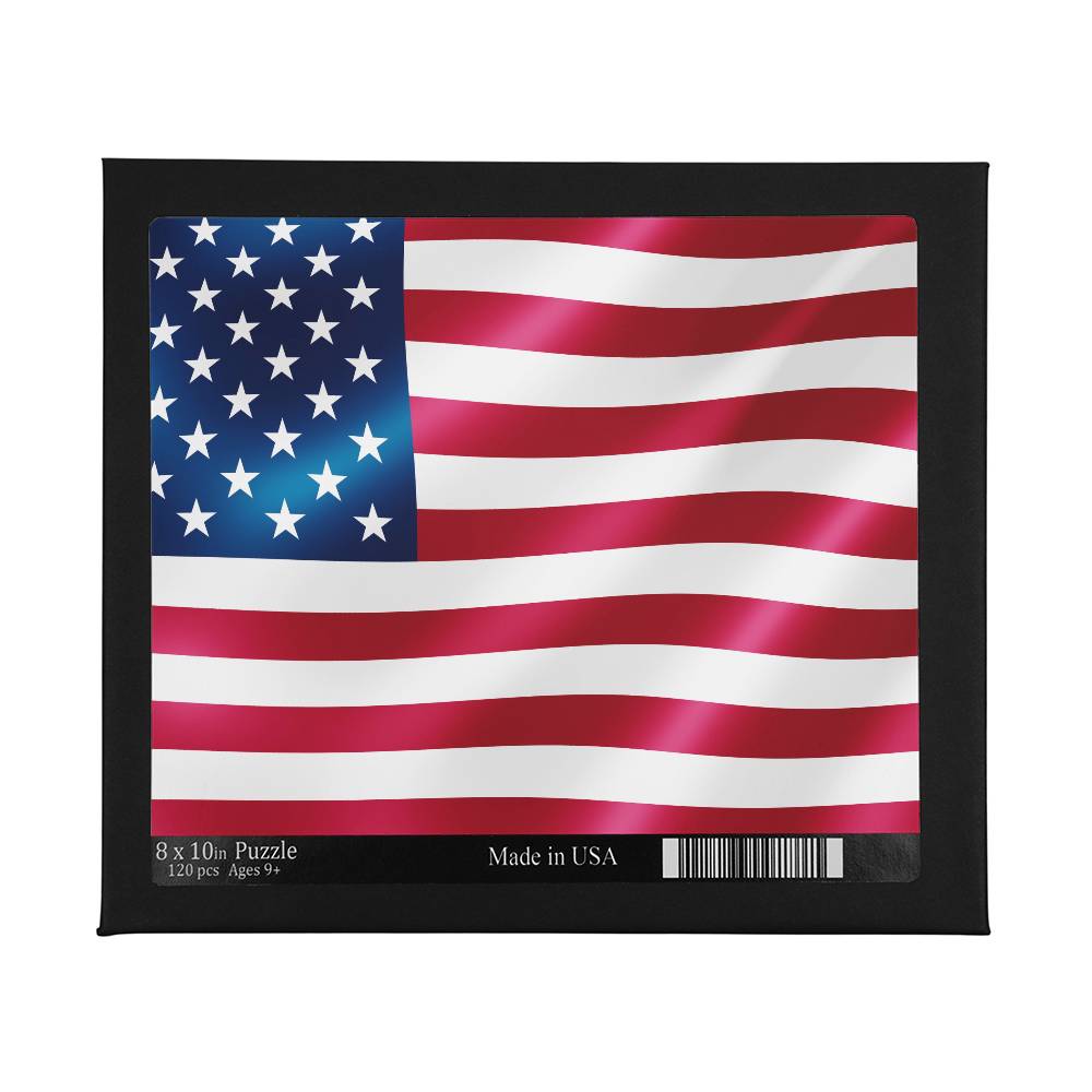 The USA Flag- Puzzle 8" x 10" (Small)2