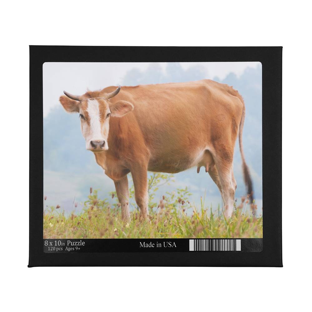 Animals Puzzle 8" x 10" (Small) Cow