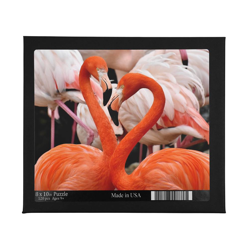 Animals Puzzle 8" x 10" (Small) Flamingo