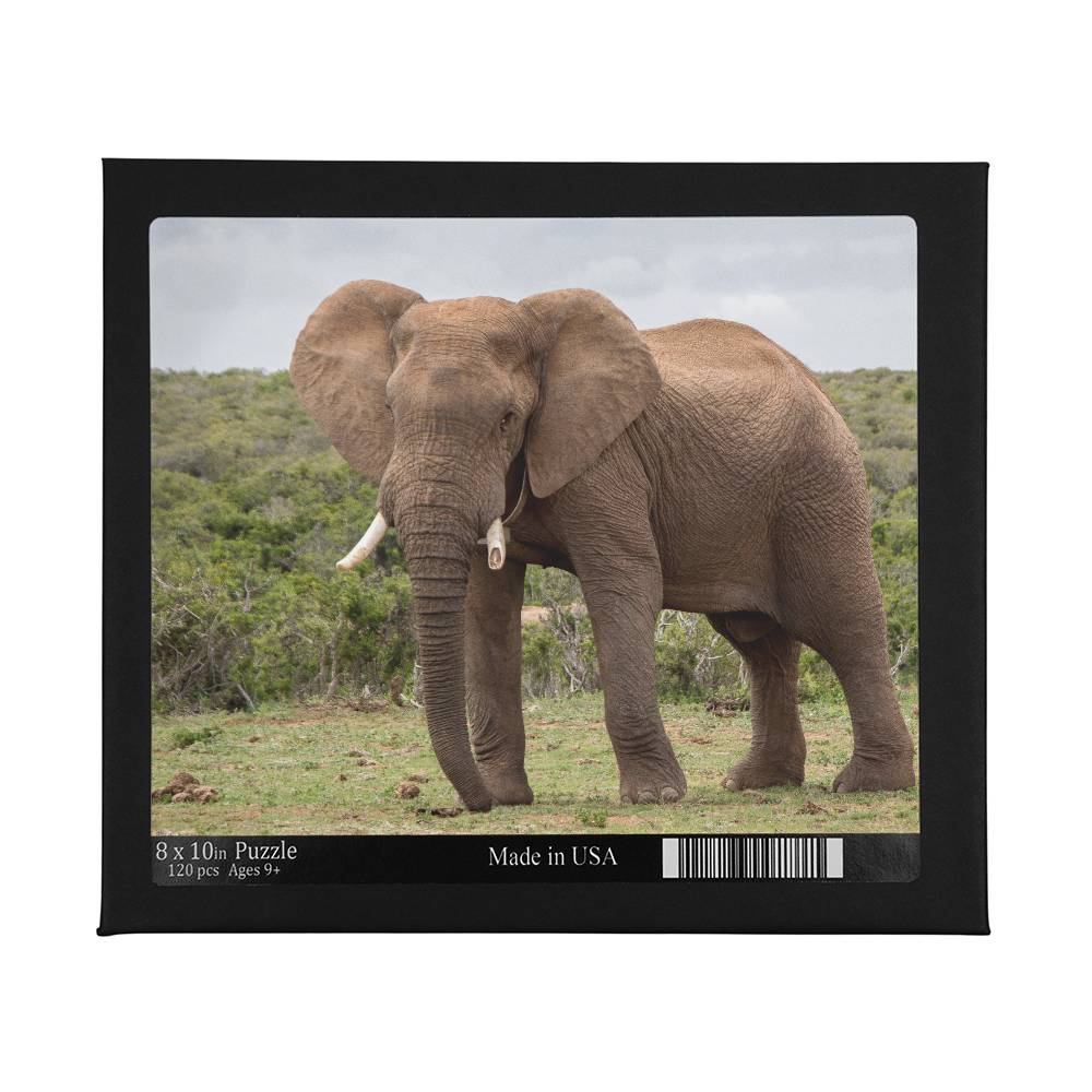 Animals Puzzle 8" x 10" (Small) Elephant