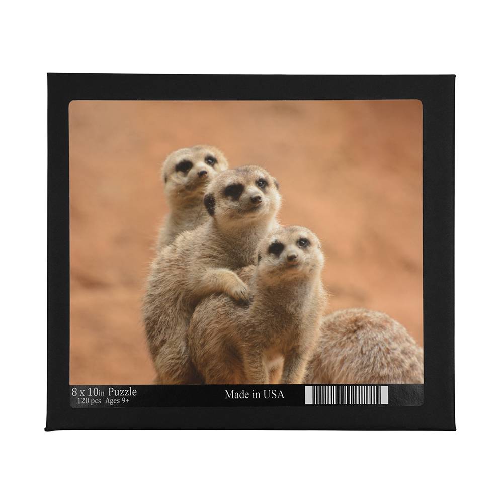 Animals Puzzle 8" x 10" (Small) Meerkat