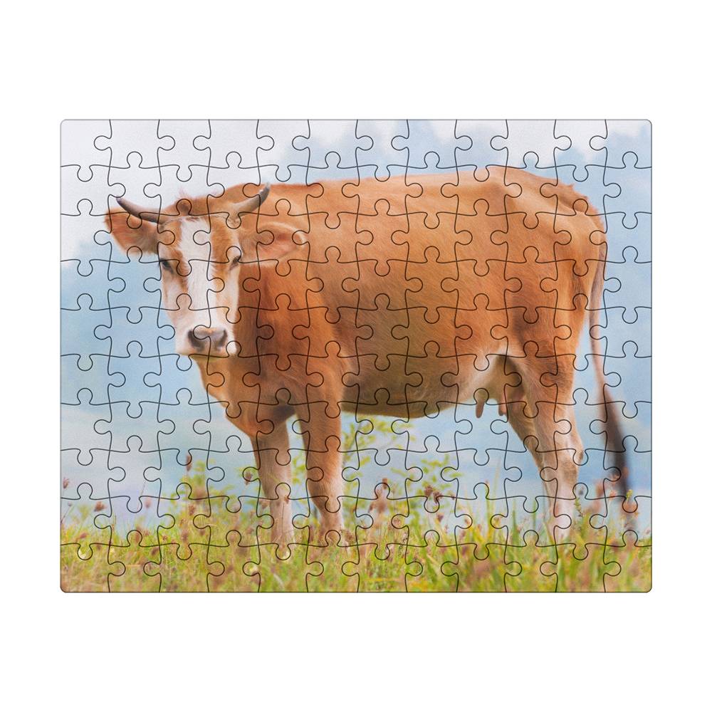 Animals Puzzle 8" x 10" (Small) Cow