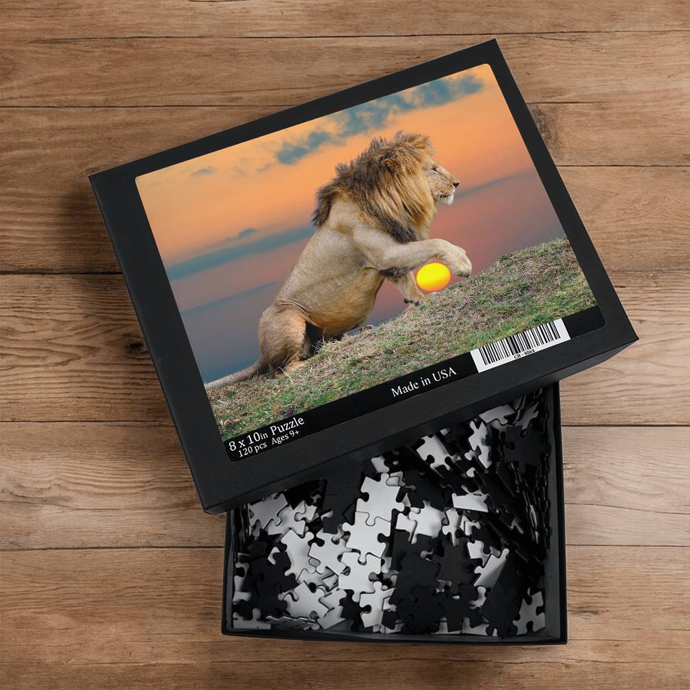 Animals Puzzle 8" x 10" (Small) Lion