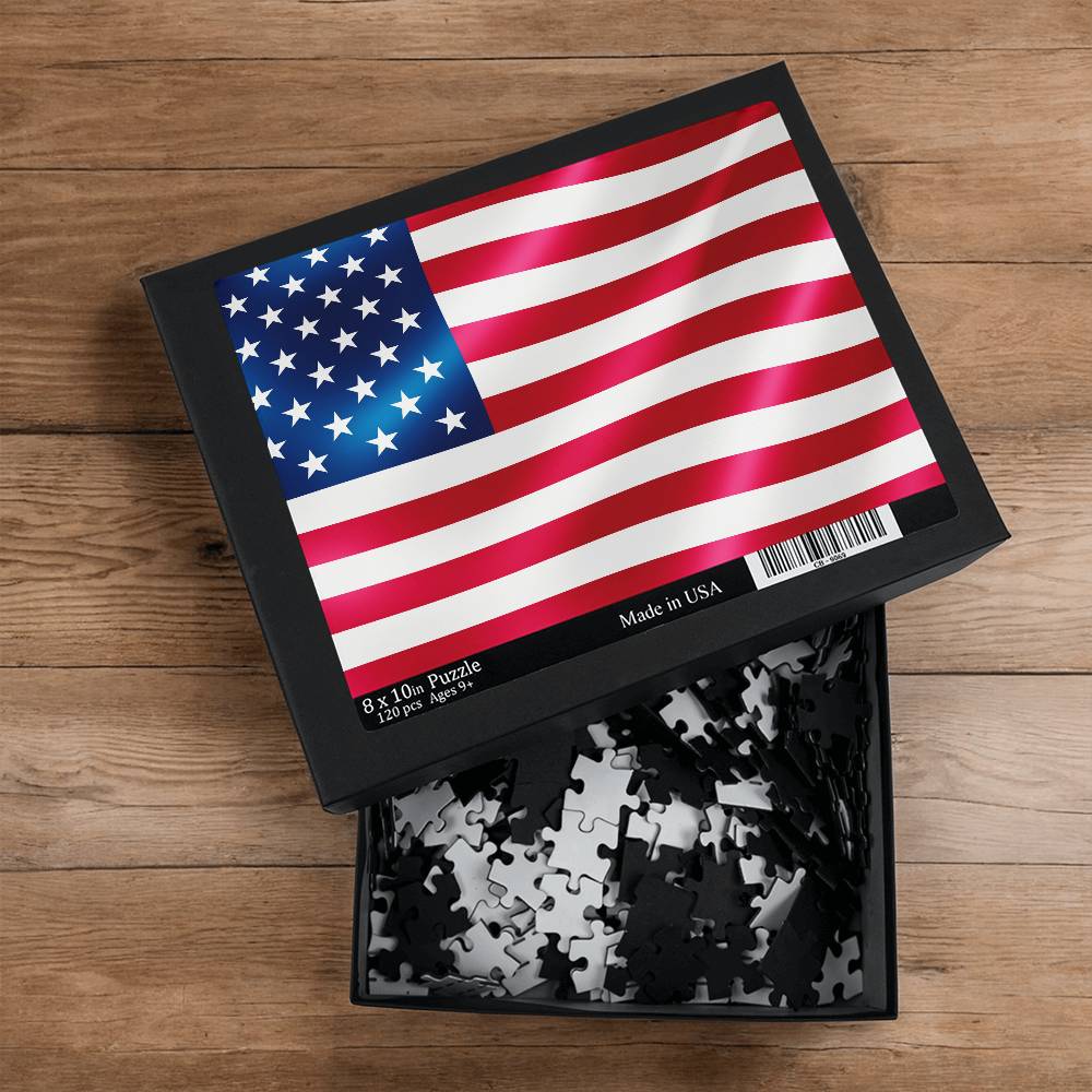 The USA Flag- Puzzle 8" x 10" (Small)2