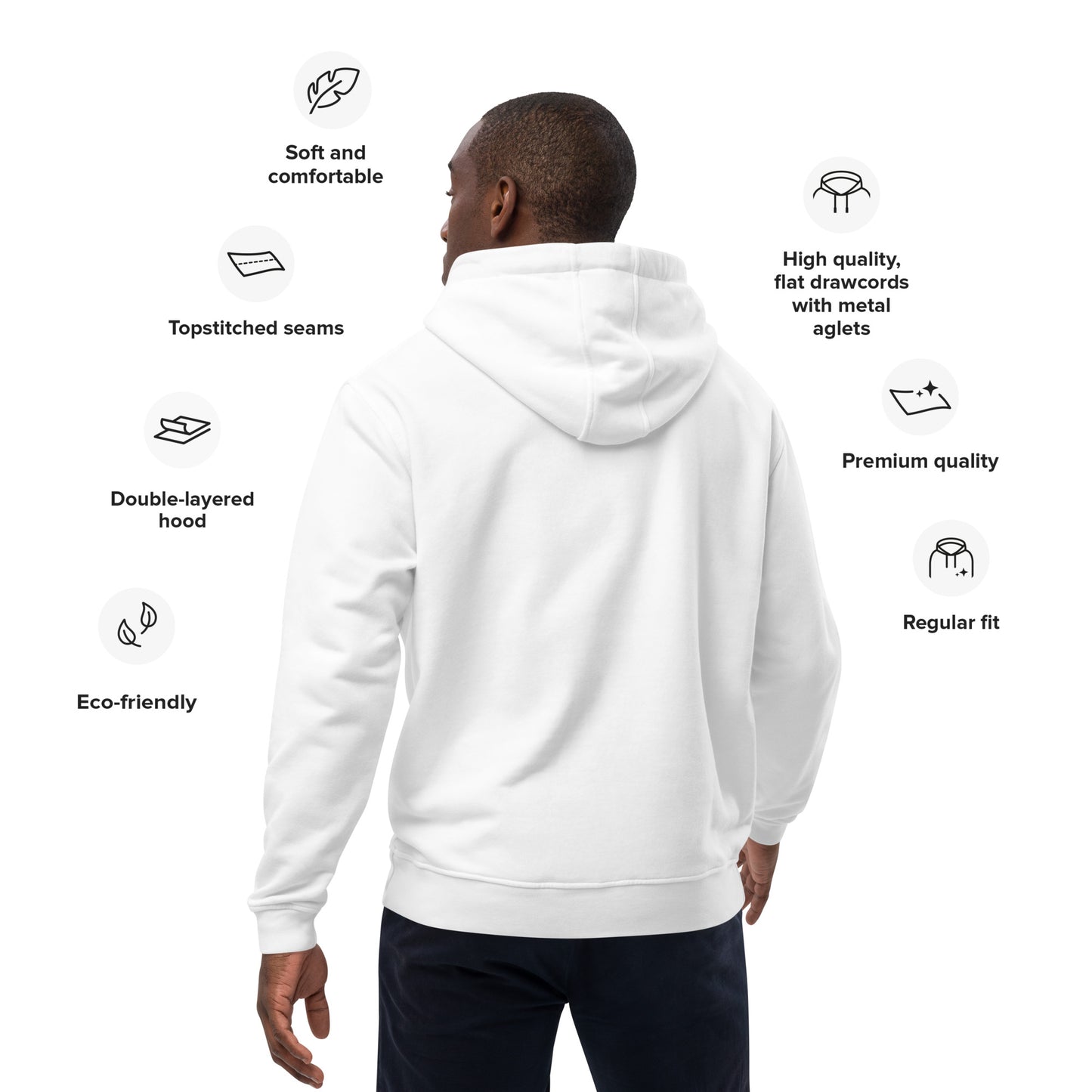 Urumchi Premium eco hoodie for man